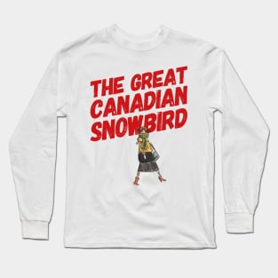 Great Canadian Snowbird Girl Long Sleeve T-Shirt